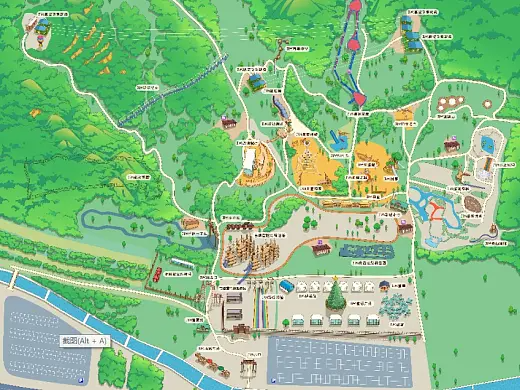 巴宜景区手绘地图在紧急疏散与救援中的重要作用 ？